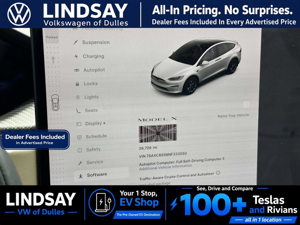 Used 2022 Tesla Model X Plaid AWD/4WD image 23