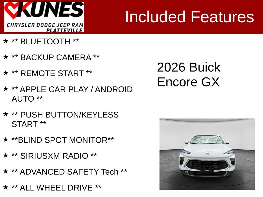 Used 2026 Buick Encore GX Preferred AWD/4WD image 2