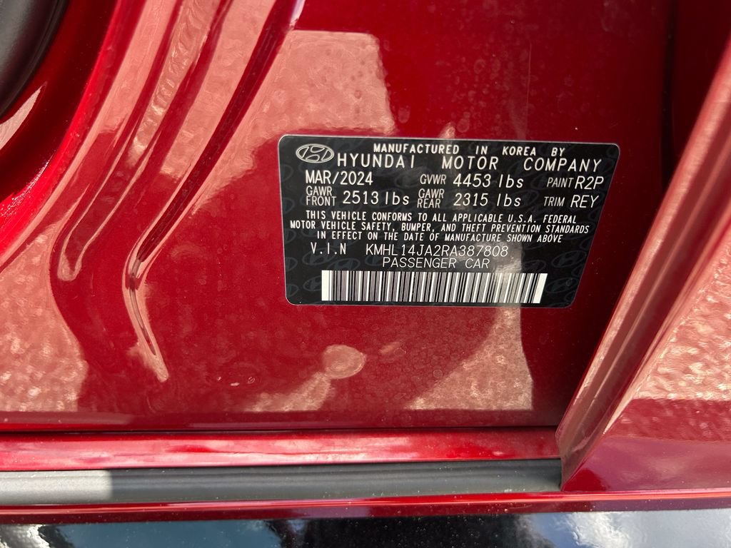 Certified 2024 Hyundai Sonata SEL w/ Convenience Package FWD image 34