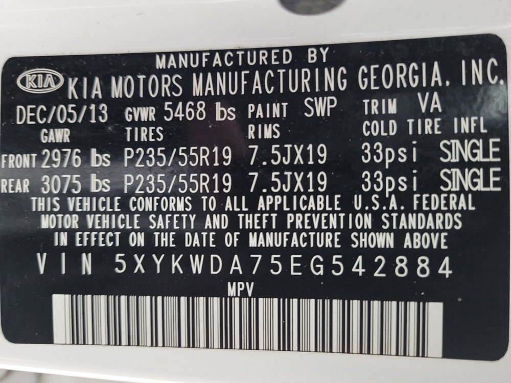 Used 2014 Kia Sorento SX w/ 3rd Row Package AWD/4WD image 33