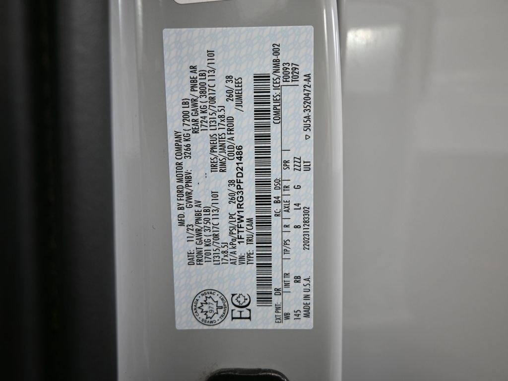 Used 2023 Ford F150 Raptor w/ Raptor Carbon Fibre Package image 54