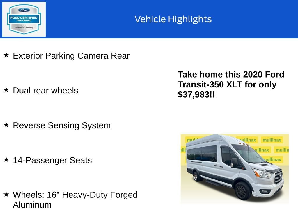 Used 2020 Ford Transit 350 XLT RWD image 19