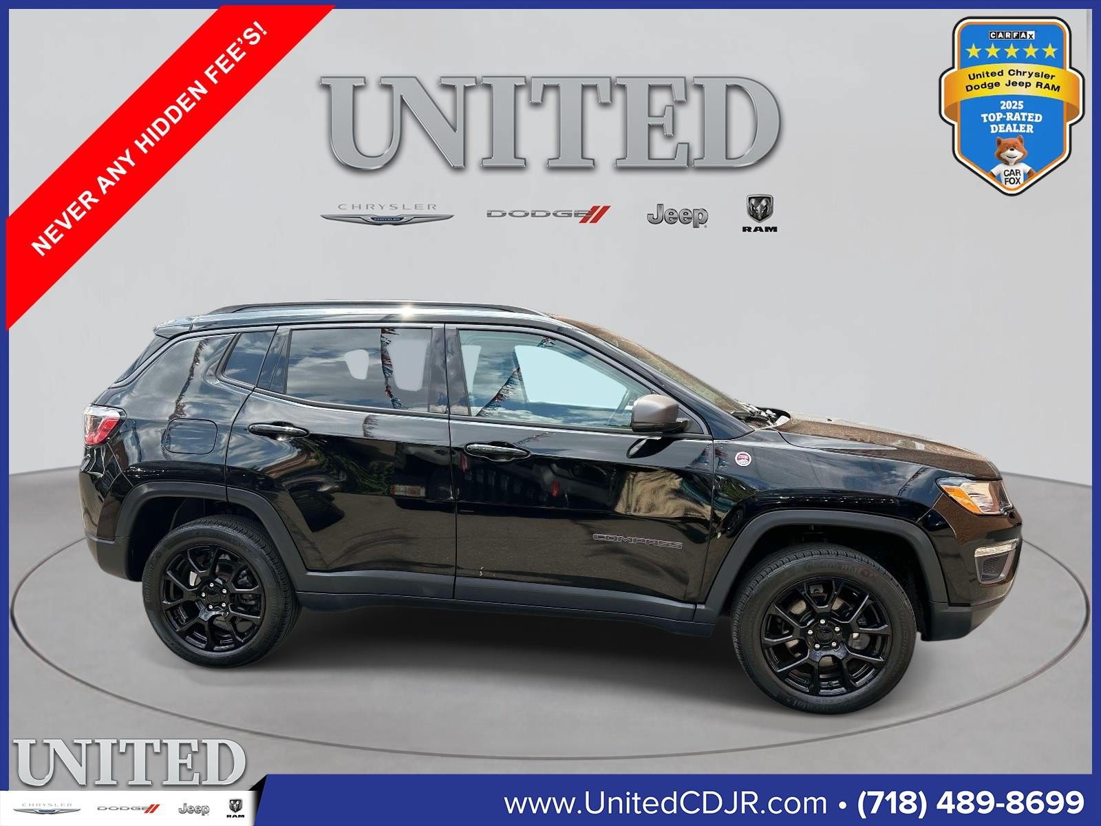 Certified 2018 Jeep Compass Trailhawk w/ Leather Interior Group AWD/4WD image 2