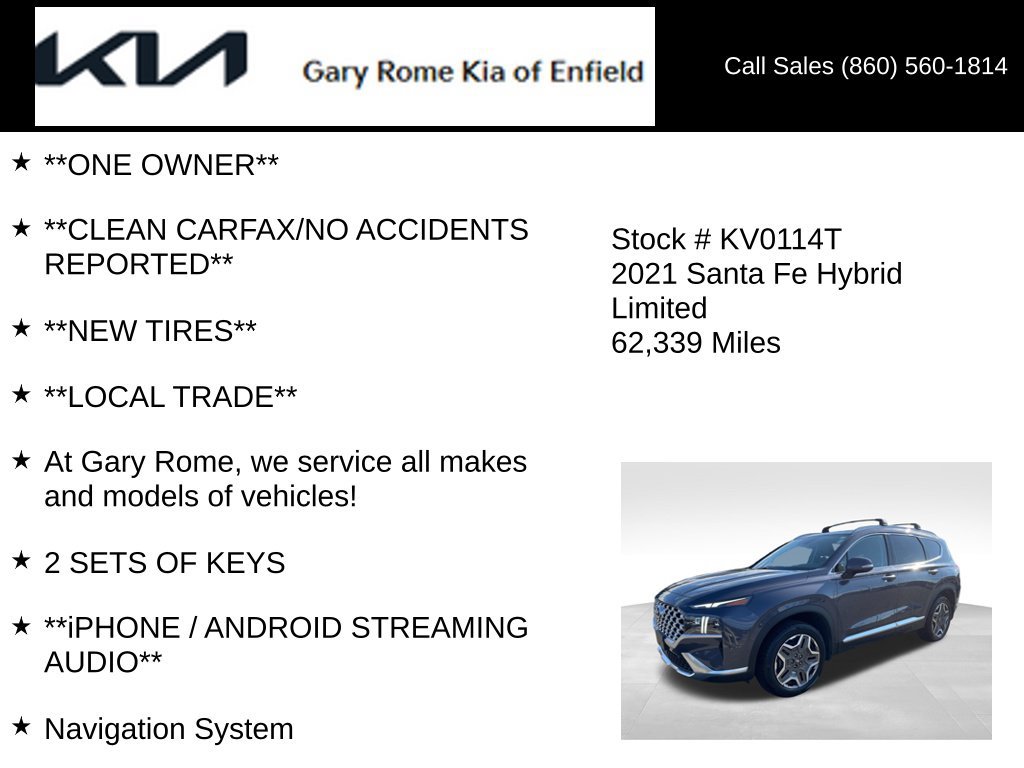 Used 2021 Hyundai Santa Fe Limited AWD/4WD image 7
