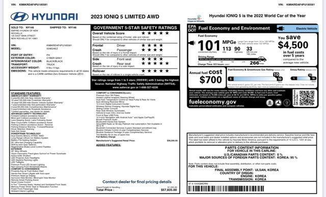 Used 2023 Hyundai Ioniq 5 Limited image 27