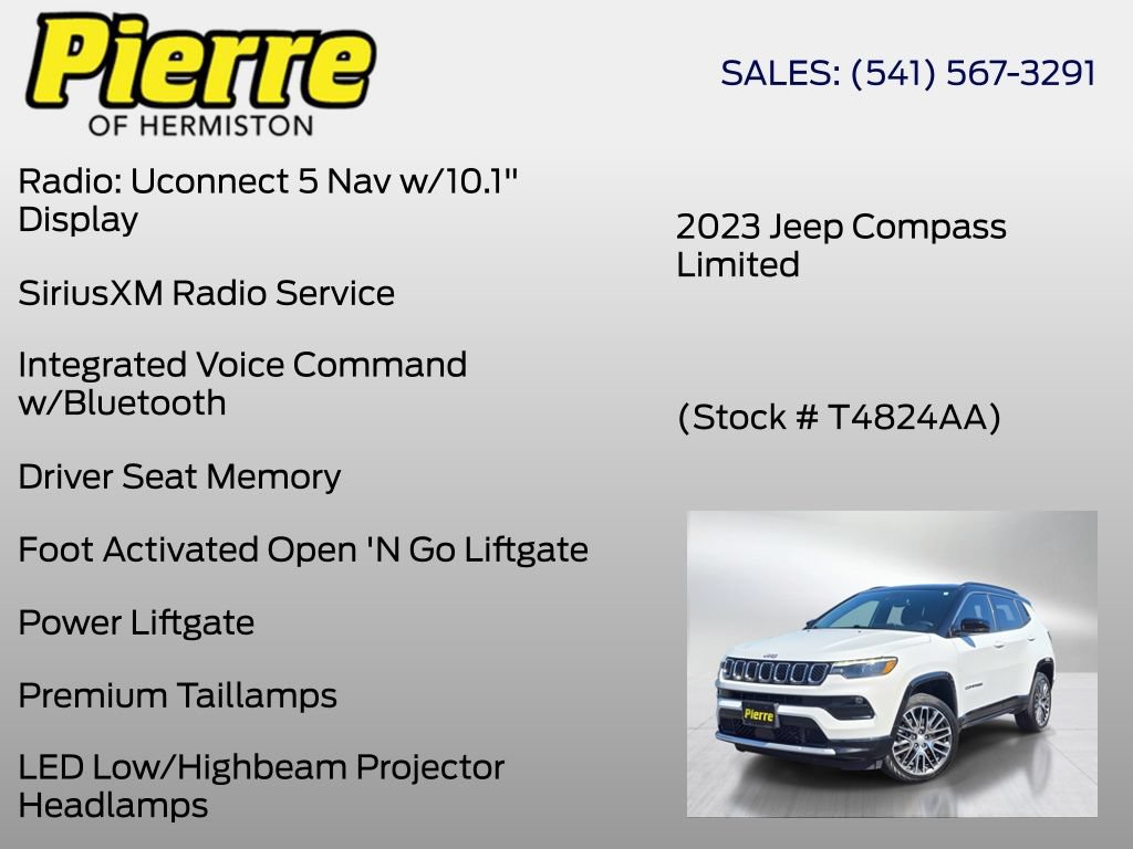 Used 2023 Jeep Compass Limited w/ Elite Group AWD/4WD image 36