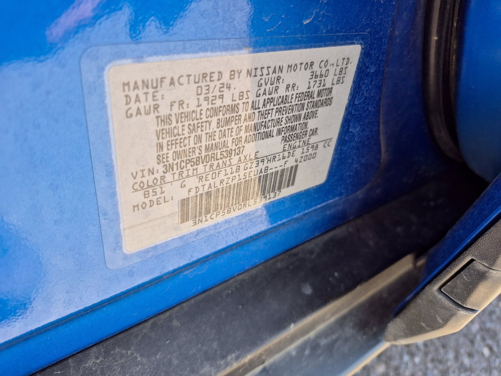 Used 2024 Nissan Kicks S w/ Interior Electronics Package FWD image 24