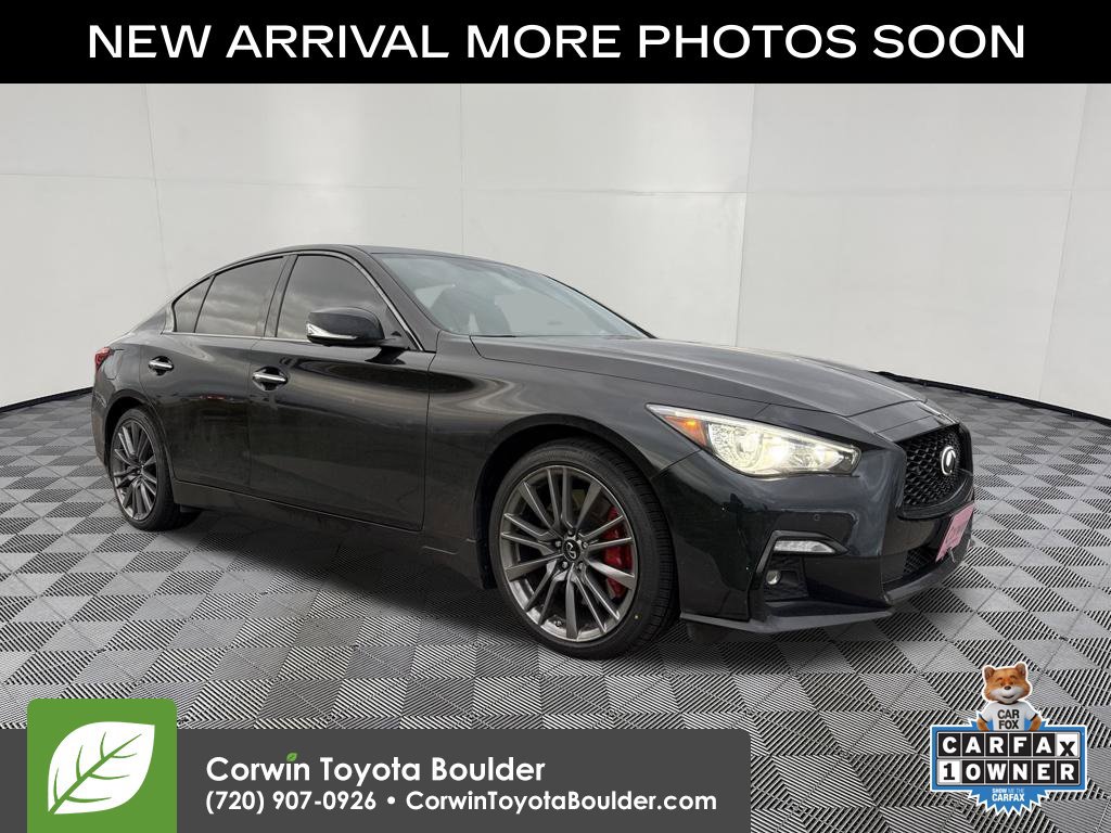 Used 2024 INFINITI Q50 Red Sport 400 w/ Black Opal Edition