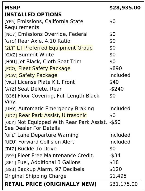 Used 2022 Chevrolet Colorado LT w/ Fleet Safety Package RWD image 4