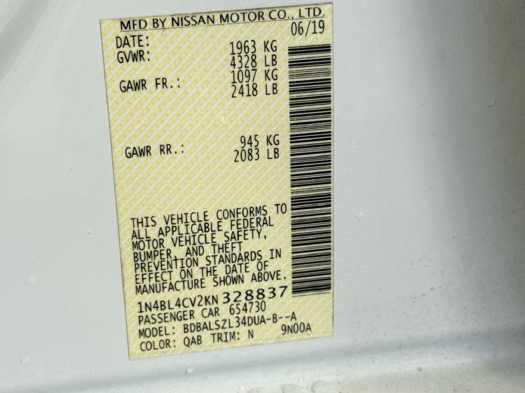 Used 2019 Nissan Altima 2.5 SR FWD image 39
