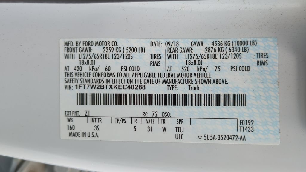 Used 2019 Ford F250 XLT AWD/4WD image 21