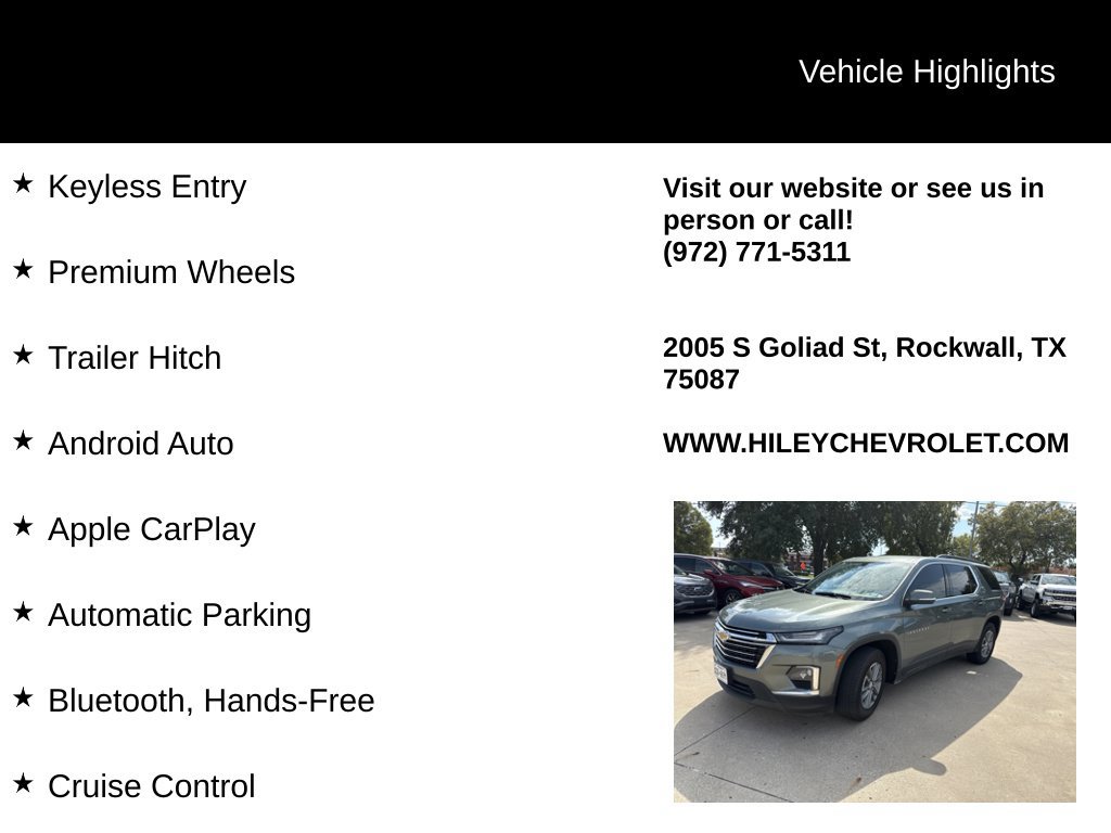 Used 2023 Chevrolet Traverse LT FWD image 5