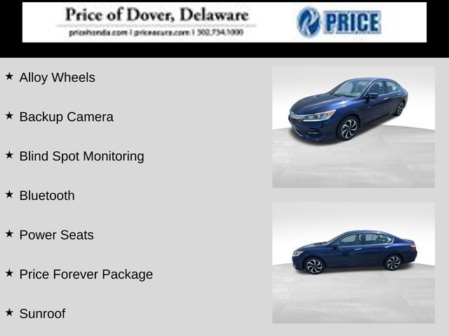 Used 2017 Honda Accord EX image 2