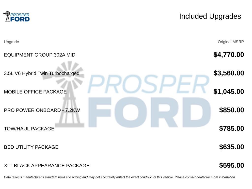 Used 2024 Ford F150 XLT w/ Equipment Group 302A MID AWD/4WD image 3