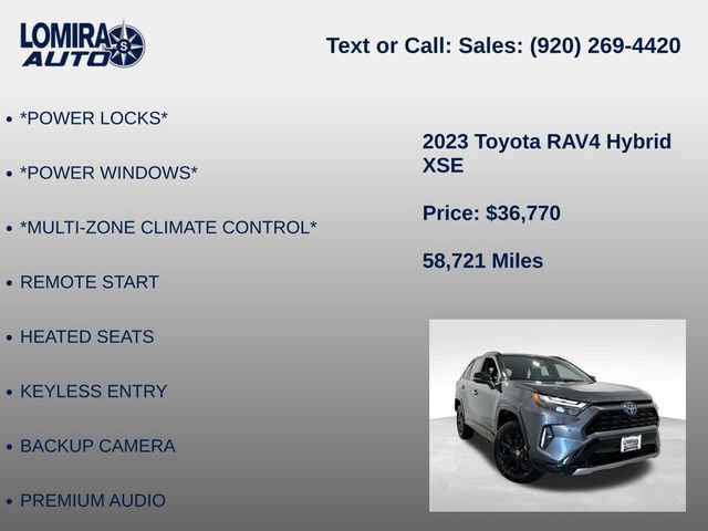 Used 2023 Toyota RAV4 XSE AWD/4WD image 21