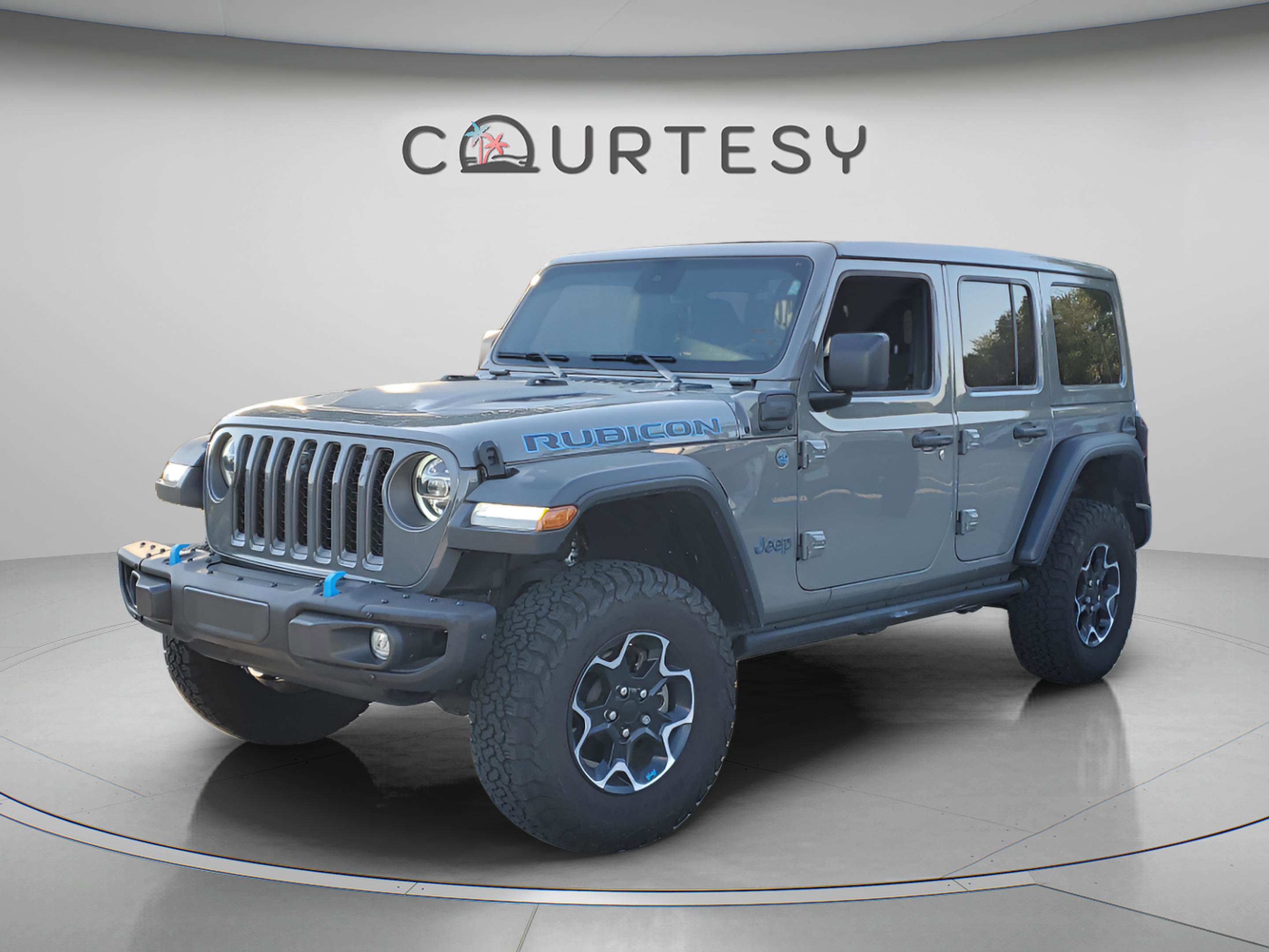 Used 2022 Jeep Wrangler Unlimited Rubicon 4xe w/ Steel Bumper Group image 1