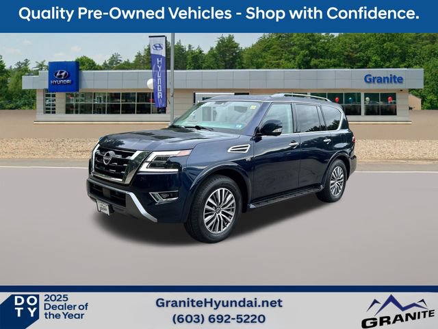 Used 2022 Nissan Armada SL w/ Captain's Chairs Package AWD/4WD 360° Tour