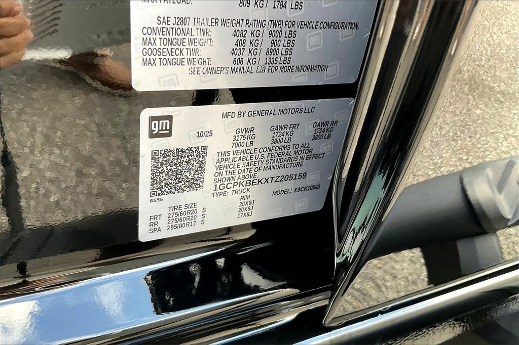 New 2026 Chevrolet Silverado 1500 Custom w/ Turbomax Blackout Package image 8