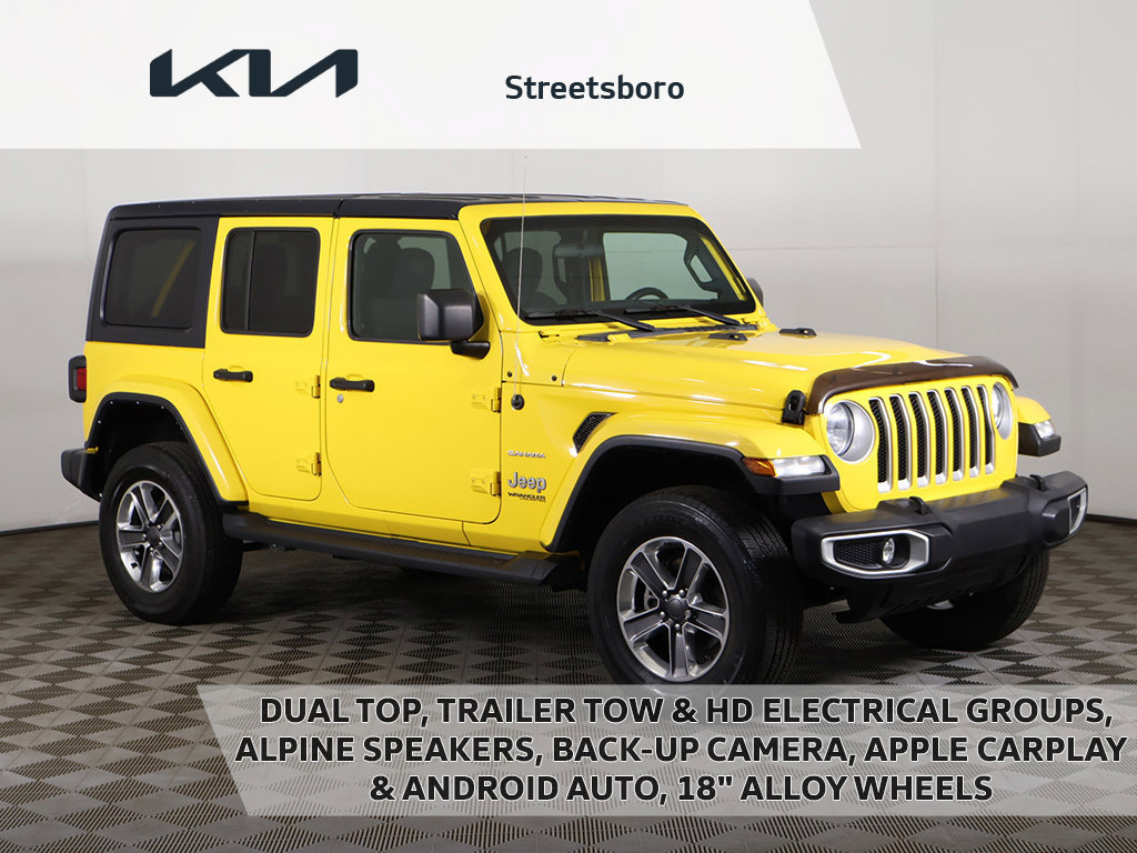 Used 2021 Jeep Wrangler Unlimited Sahara w/ Dual Top Group