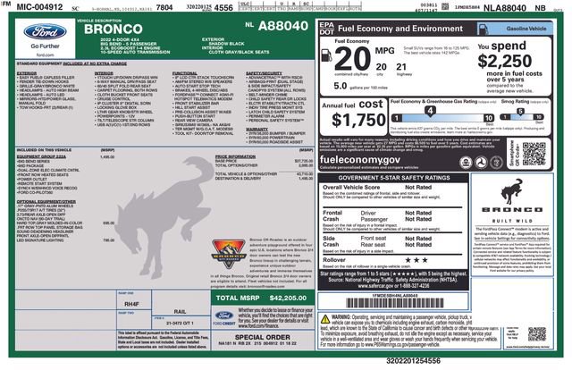 Used 2022 Ford Bronco Big Bend image 7