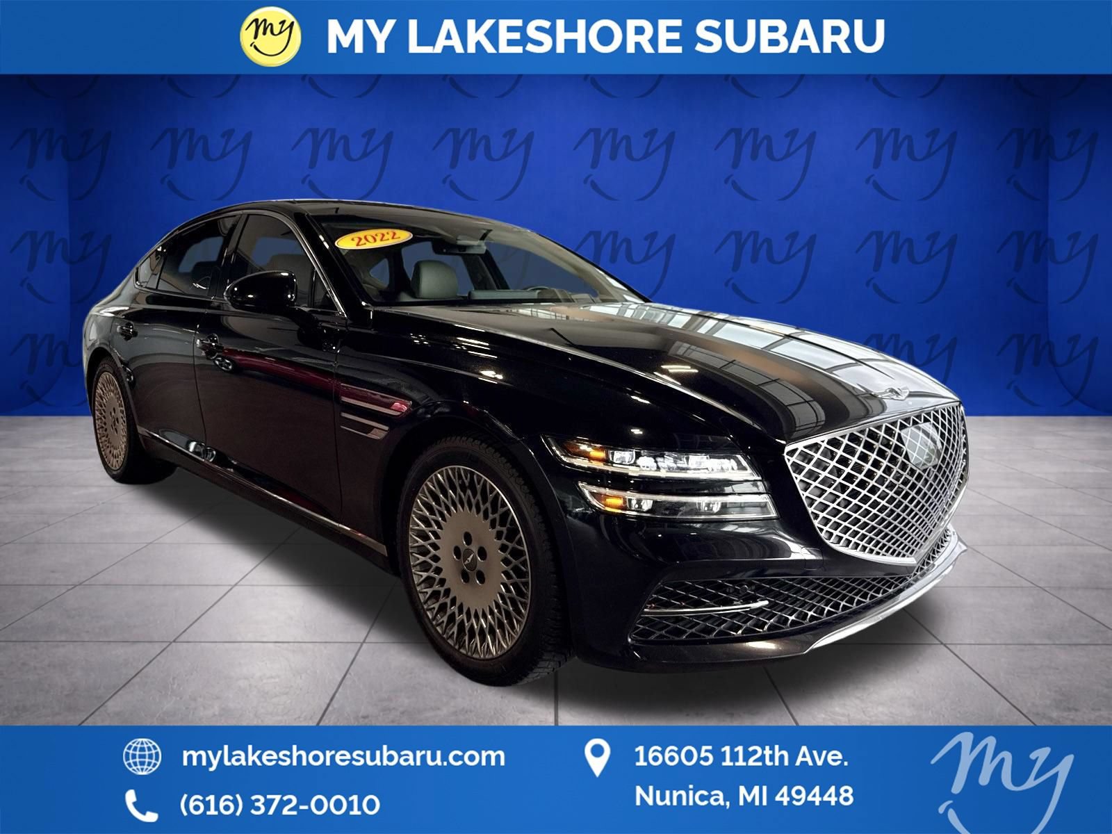 Used 2022 Genesis G80 2.5T w/ Prestige Package AWD/4WD image 1