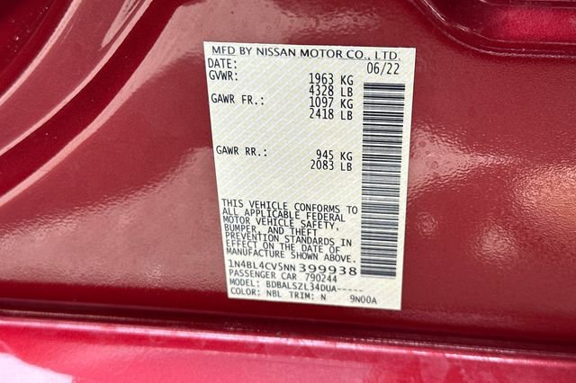 Used 2022 Nissan Altima 2.5 SR FWD image 31