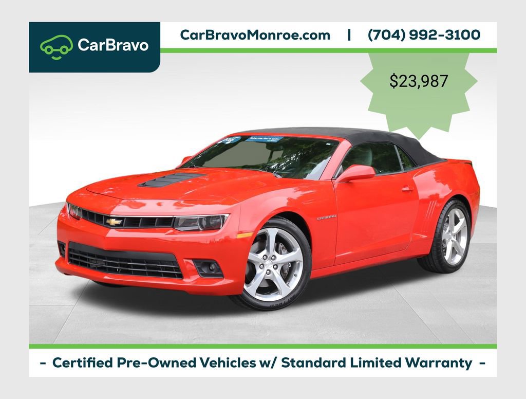 Certified 2015 Chevrolet Camaro SS w/ RS Package RWD image 1