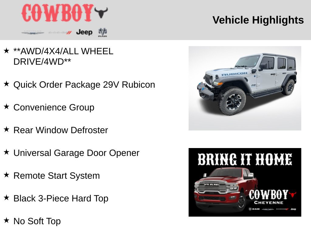 Used 2024 Jeep Wrangler Unlimited Rubicon 4xe w/ Convenience Group AWD/4WD image 5