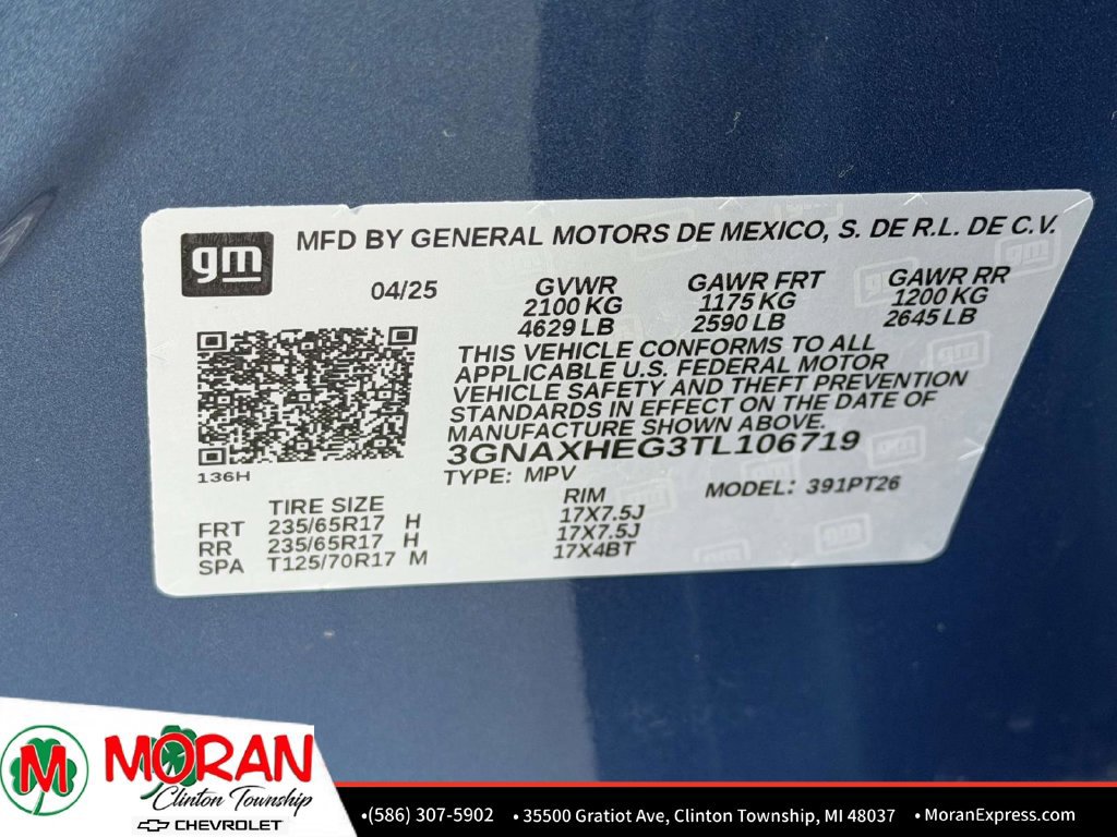 Certified 2026 Chevrolet Equinox LT w/ Convenience Package II FWD image 18