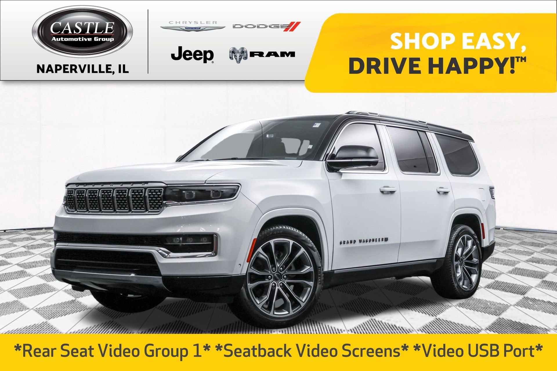 Used 2024 Jeep Grand Wagoneer Series III w/ Rear Seat Video Group 1 AWD/4WD image 1