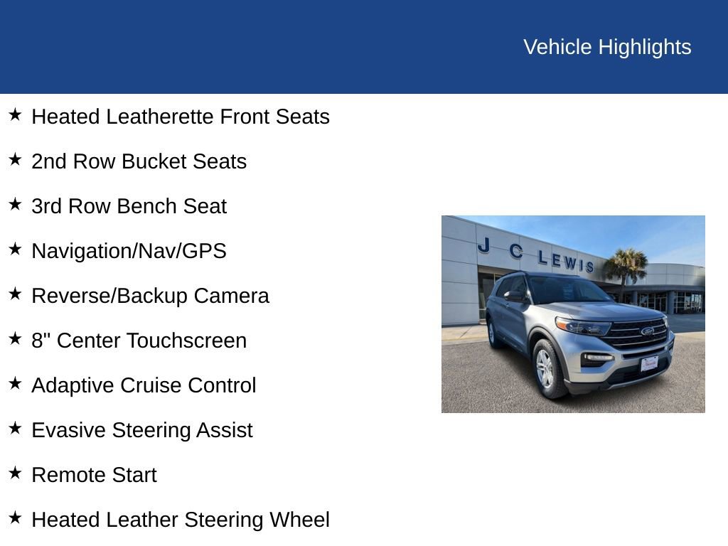 Used 2023 Ford Explorer XLT w/ Equipment Group 202A image 35