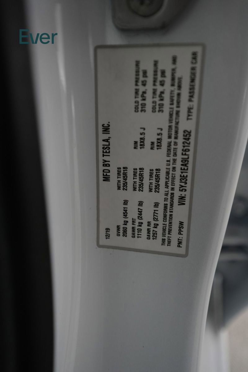 Used 2020 Tesla Model 3 Standard Range image 29