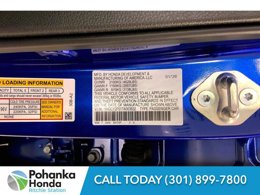 New 2026 Honda Accord Hybrid Sport image 21