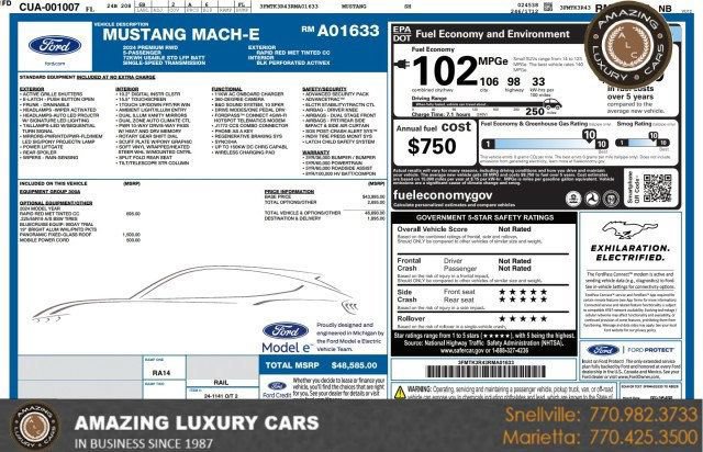 Used 2024 Ford Mustang Mach-E Premium RWD image 25
