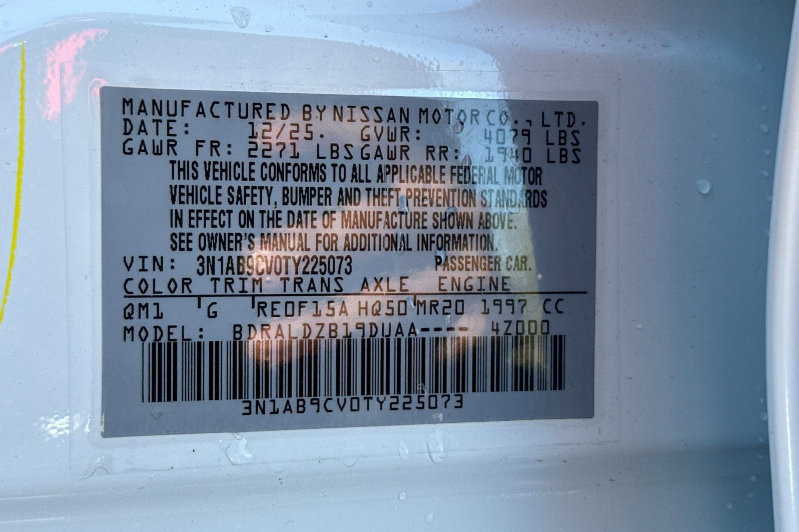 New 2026 Nissan Sentra SV w/ Floor Mat Package image 23