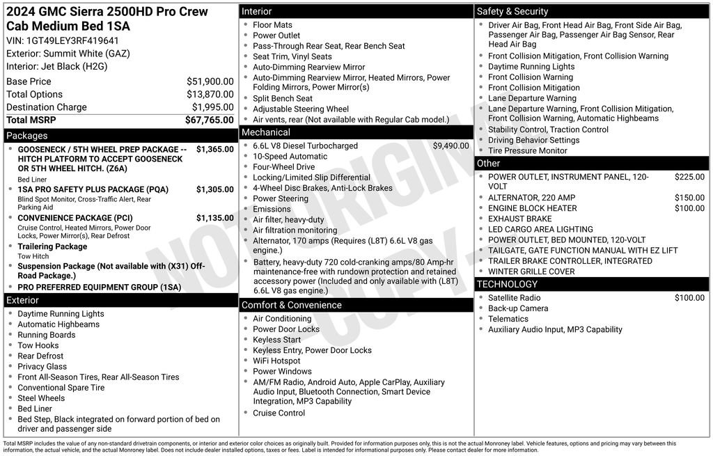 Used 2024 GMC Sierra 2500 Pro AWD/4WD image 8
