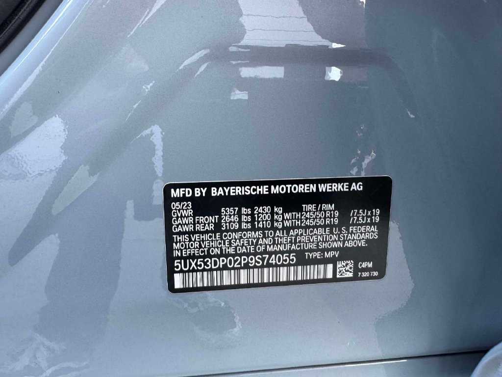 Certified 2023 BMW X3 xDrive30i w/ M Sport Package AWD/4WD image 19