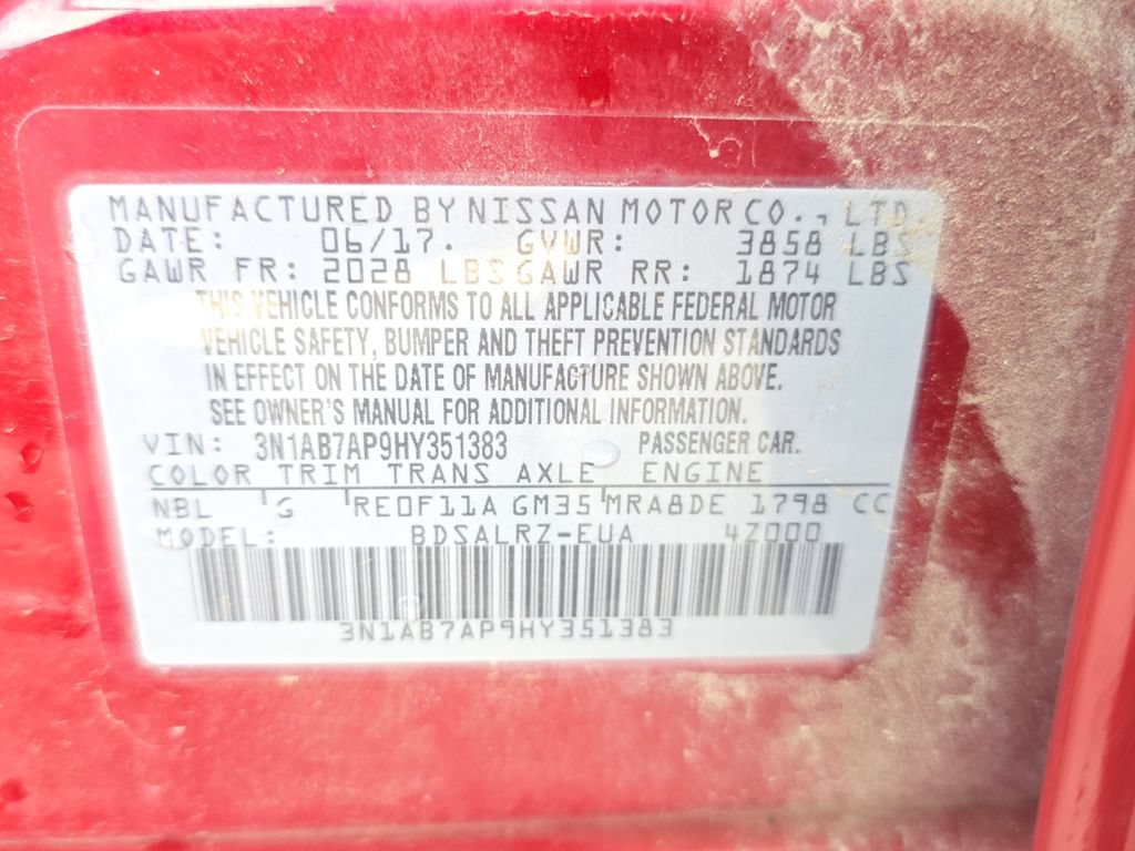 Used 2017 Nissan Sentra SR w/ Driver's Assist Package FWD image 18
