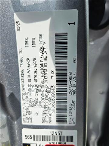 New 2025 Toyota Tundra Limited image 16