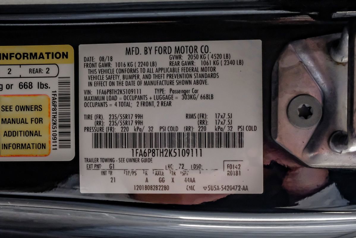 Used 2019 Ford Mustang Coupe image 55