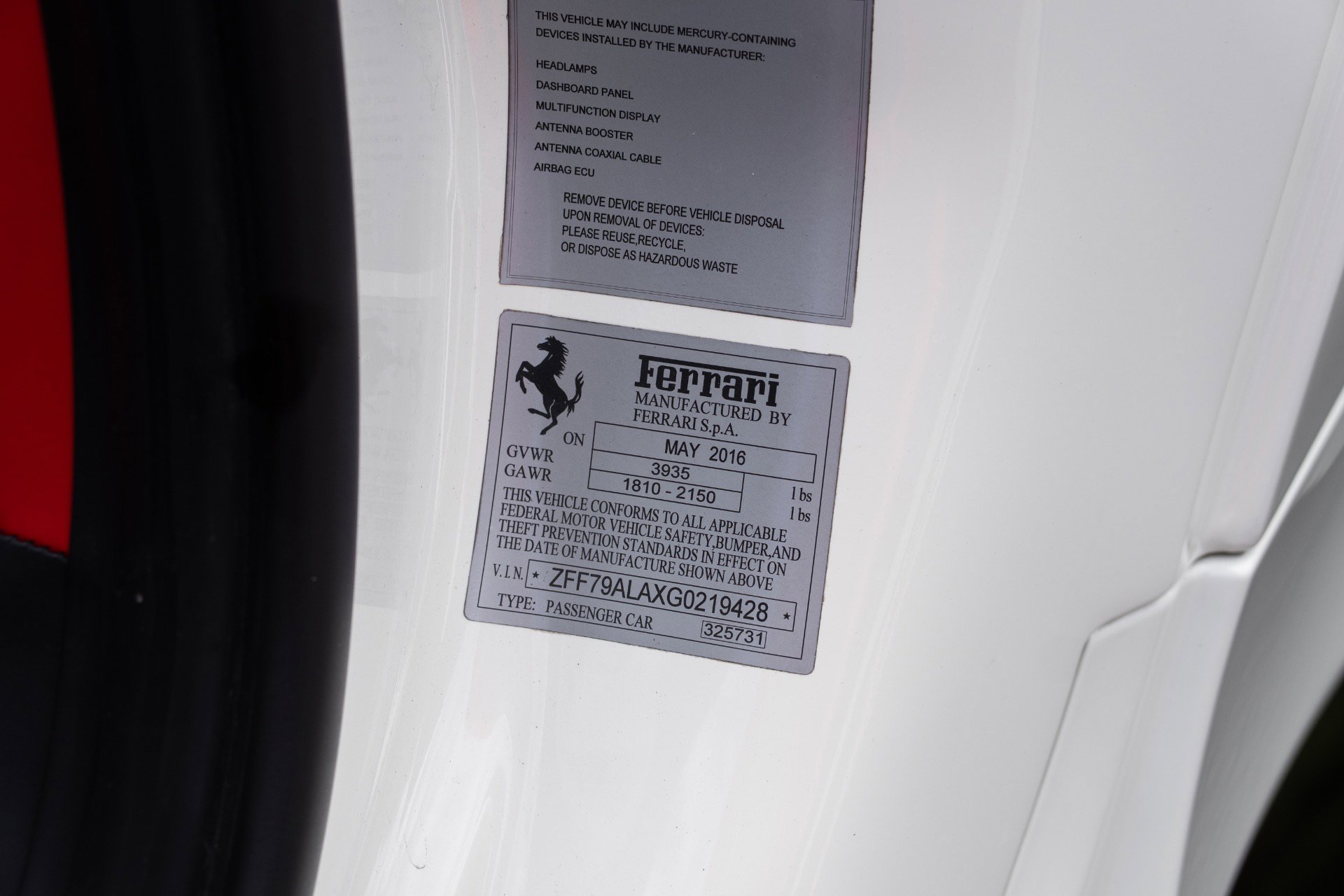 Used 2016 Ferrari 488 GTB RWD image 74
