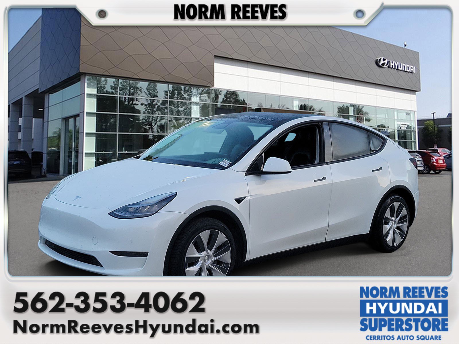 Used 2020 Tesla Model Y Long Range AWD/4WD image 1