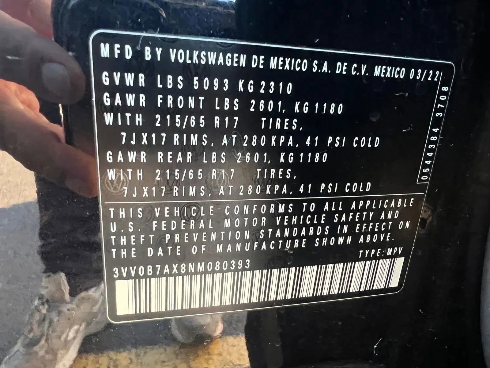 Used 2022 Volkswagen Tiguan S image 32