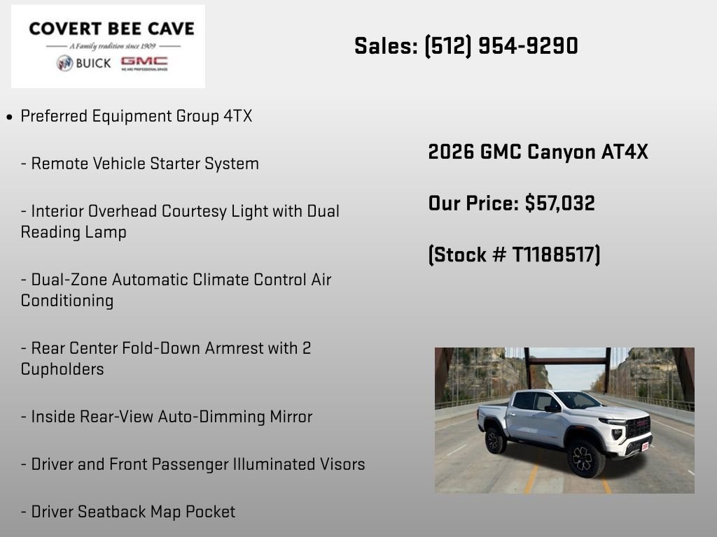 New 2026 GMC Canyon AT4X AWD/4WD image 12