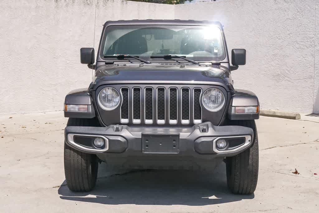Used 2020 Jeep Wrangler Unlimited Sahara w/ Uconnect 4C Nav & Sound Group AWD/4WD image 2
