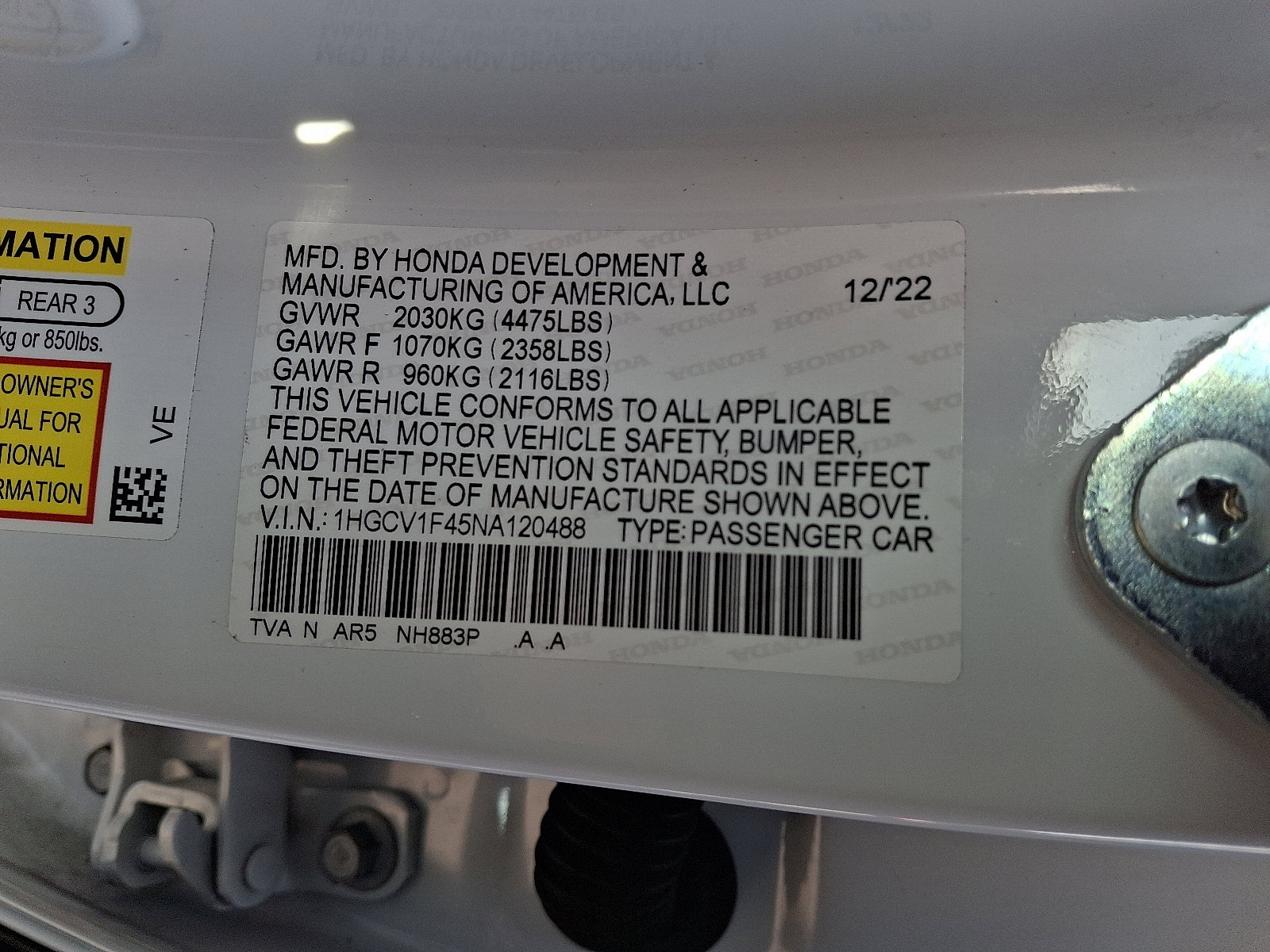 Used 2022 Honda Accord Sport Special Edition image 26