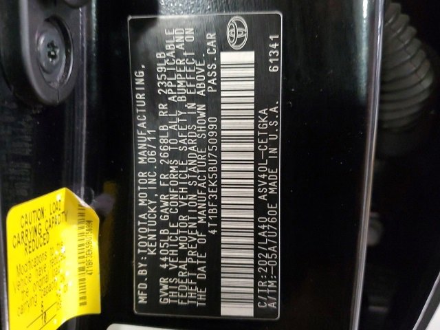 Used 2011 Toyota Camry XLE w/ SE/XLE Extra-Value Pkg image 32