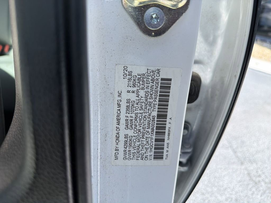 Certified 2021 Honda Accord LX image 30