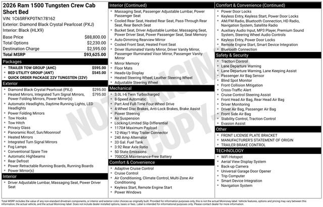 New 2026 RAM 1500 Tungsten w/ Trailer Tow Group image 4