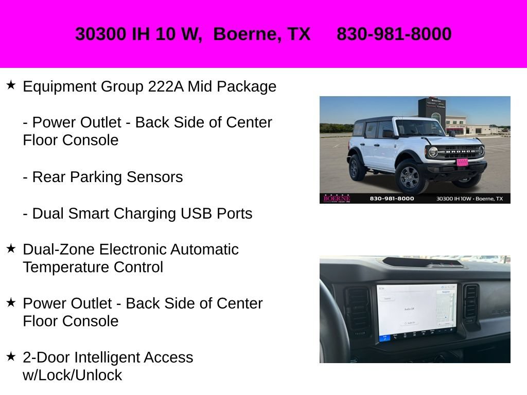 Used 2025 Ford Bronco Big Bend AWD/4WD image 20